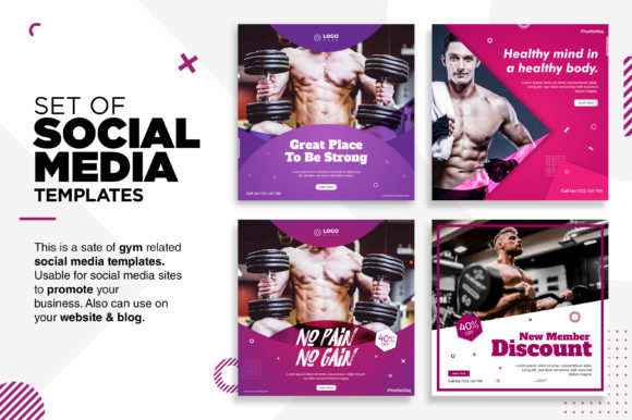 Gym Social Media Post Templates: Your Visual Content Toolkit