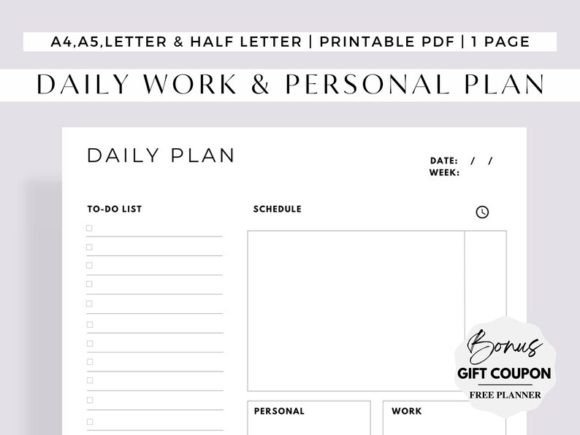 Master Your Day: The Power of the Best Daily Planner Templates, Printable