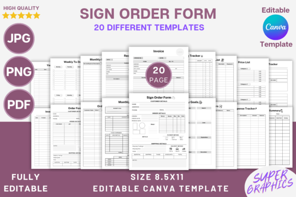 Master Your Sign Business with This Canva Order Form