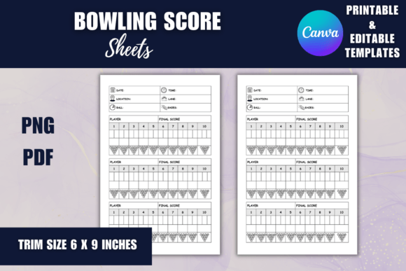 Modern Scorekeeping with CANVA Editable Templates