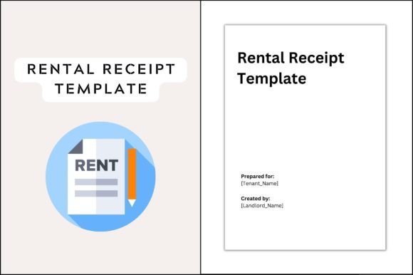 Rental Receipt Template Word Canva: Professional & Editable