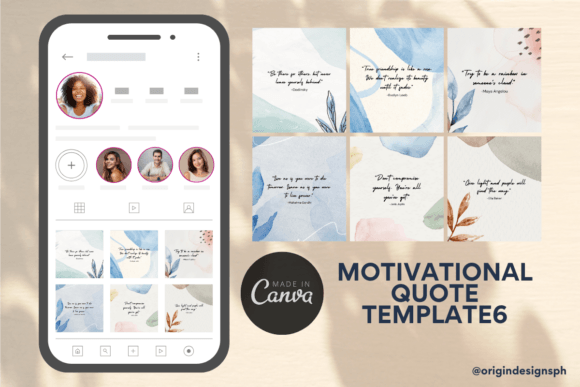 Revitalize Your Social Media Feed with Canva Templates Motivational Quote6